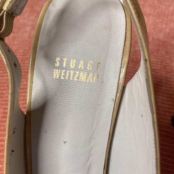 Stuart Weitzman patent leather 5in heels Made in Spain size 9M CW97894 - Picture 3 of 13